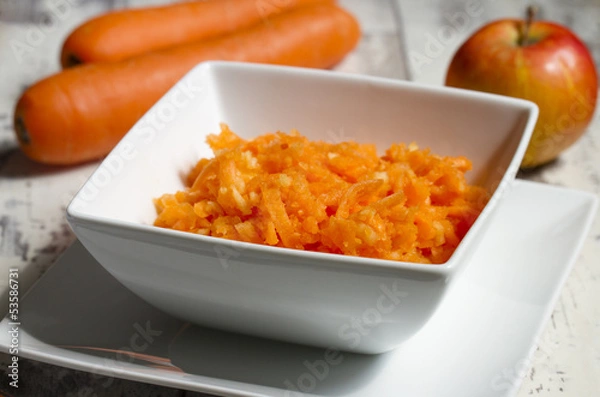 Obraz Apfel-Möhren-Salat