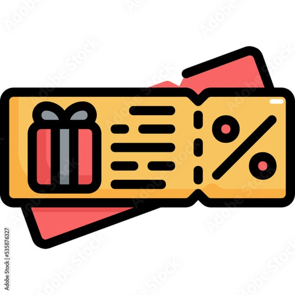 Obraz gift voucher icon