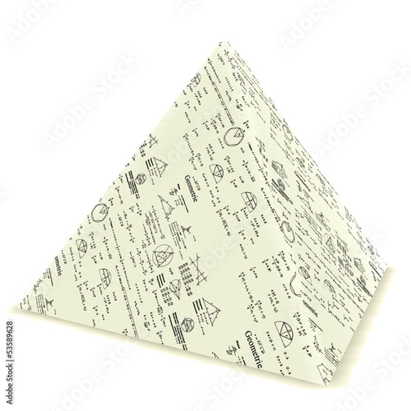 Obraz Geometrie Pyramide