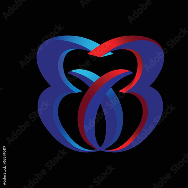 Fototapeta Logo letter "B", can be used for company logos or others