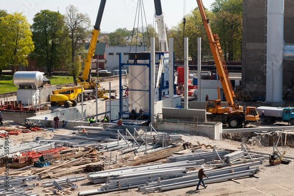 Fototapeta Construction site