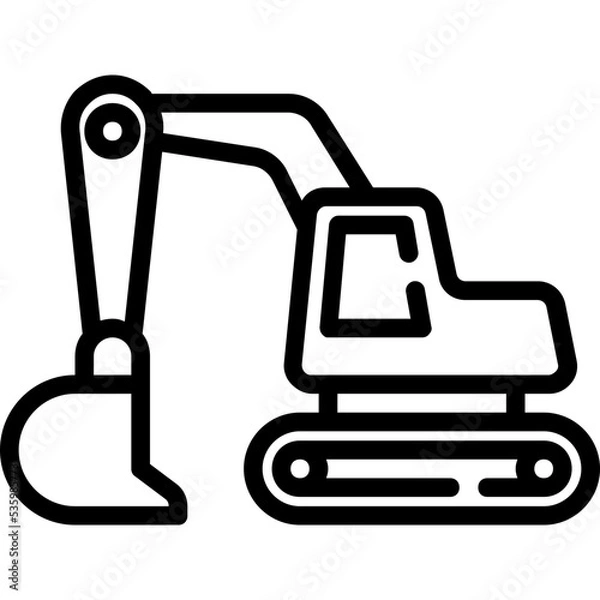 Obraz excavator icon