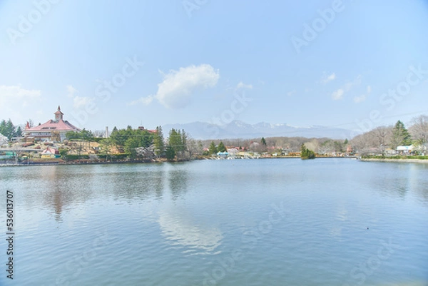 Obraz 栃木県那須のりんどう湖ファミリー牧場