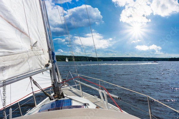 Obraz Berlin, Wannsee, żaglówka