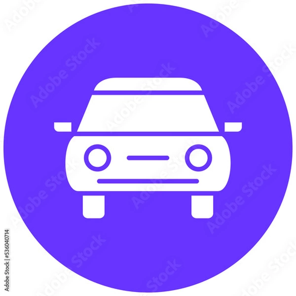 Fototapeta Car Icon Style