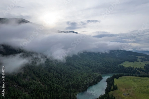 Obraz Kanas Scenic Area in Xinjiang, China.