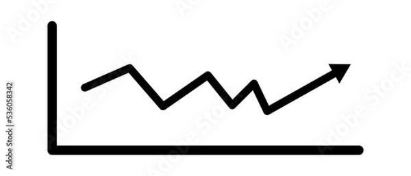 Fototapeta Chart icon for sale and grade. Vector.