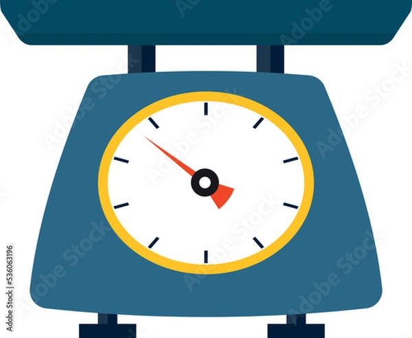 Obraz Scale icon vector in white background