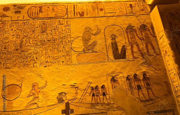 Obraz The ancient Egyptian civilization is one of the oldest in history, dating back to around 3100 BC. For over two millennia, Egypt was ruled by a succession of powerful dynasties