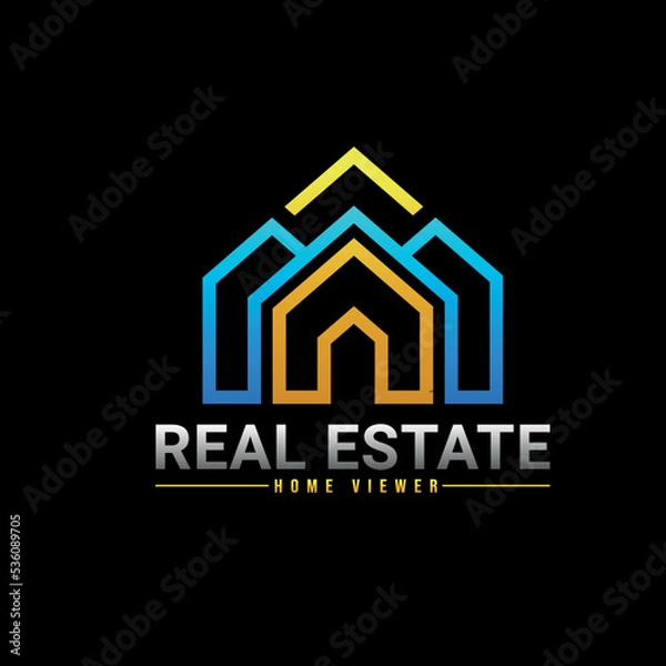 Obraz Real Estate Logo Design Template