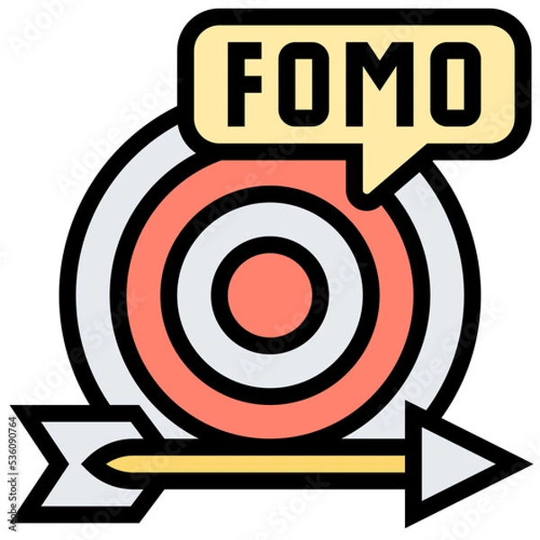 Obraz FOMO icon