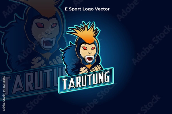 Fototapeta Ape E Sport Logo Vector