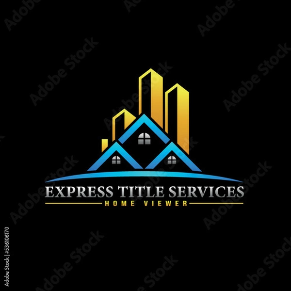 Obraz Real Estate Logo Design Template