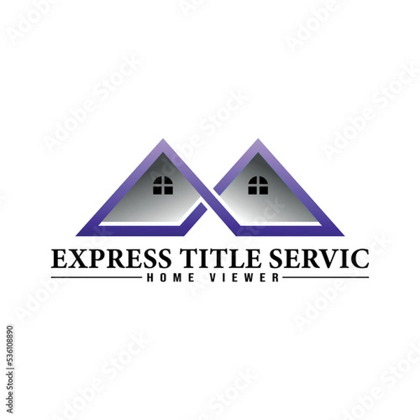 Obraz Real Estate Logo Design Template