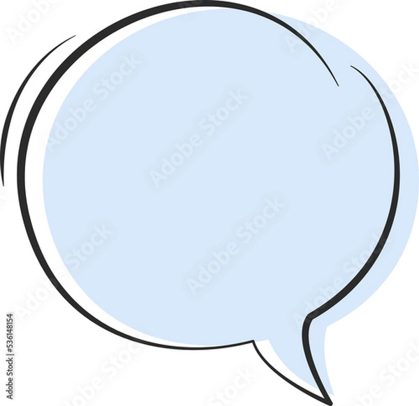 Obraz Speech bubble. Element design for text, chat or message. 