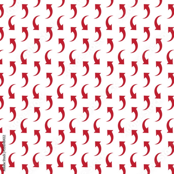 Fototapeta Red Arrow Background, Abstract Pattern Design, Arrow Vector Background. Pattern Design. Vector Illustration