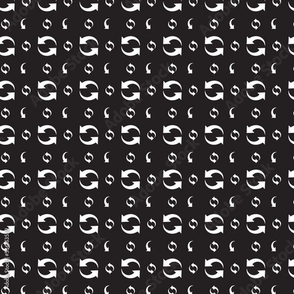 Fototapeta black and white pattern Background, Abstract Pattern Design, Arrow Vector Background, Vector Illustration 01