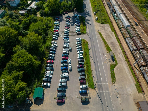 Fototapeta traffic in the city