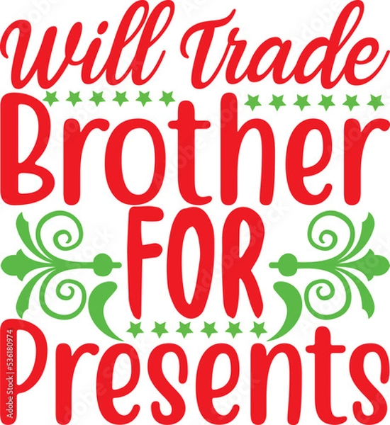 Fototapeta Christmas Svg Design