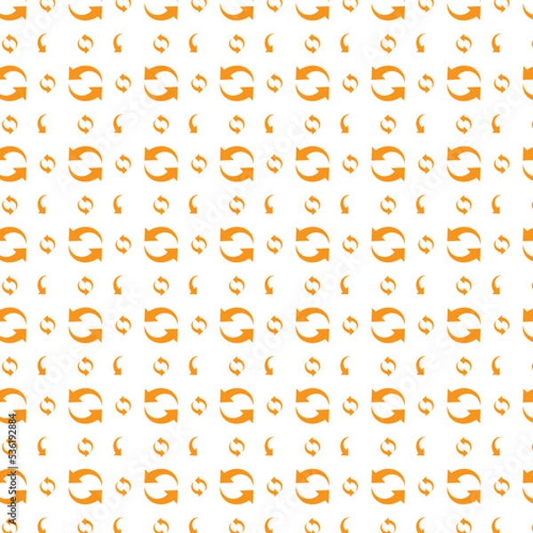 Fototapeta Orange Abstract Pattern Design, Arrow Vector Background, Vector Illustration