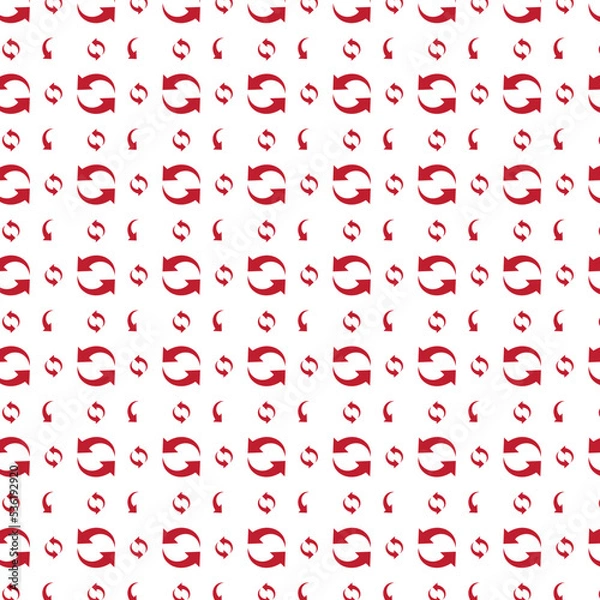 Fototapeta Red Abstract Pattern Design, Arrow Vector Background, Vector Illustration