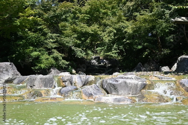 Obraz 小川の流れ