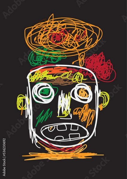 Obraz halloween skull