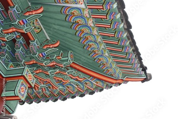 Obraz korea temple roof