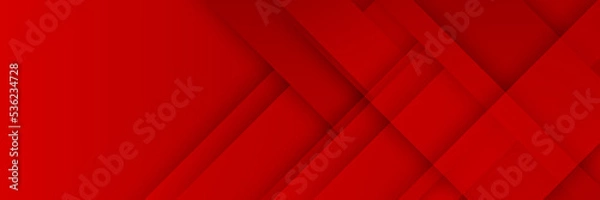 Obraz Abstract red banner background. Vector abstract graphic design banner pattern presentation background web template.