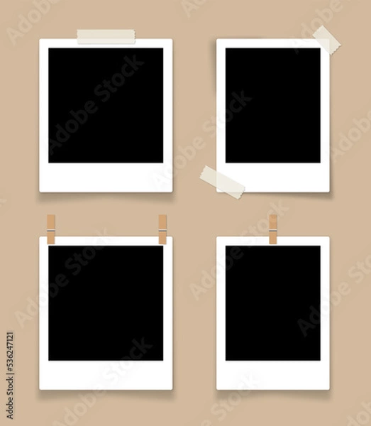 Obraz 폴라로이드 즉석사진 필름 배경 이미지