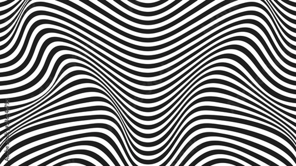 Obraz Psychedelic optical illusion background