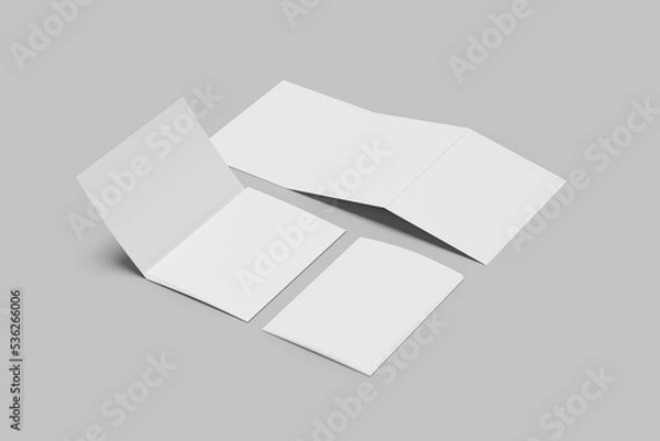 Fototapeta TRIFOLD MOCKUP 