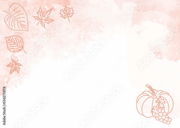 Obraz Hintergrund Herbst Blätter rot