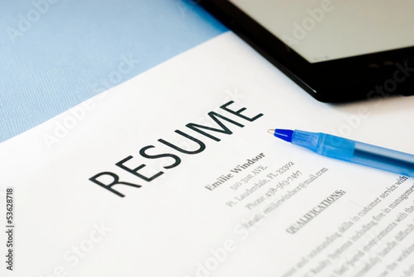 Fototapeta resume