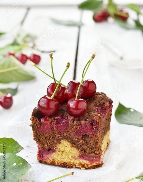 Fototapeta cherry pie