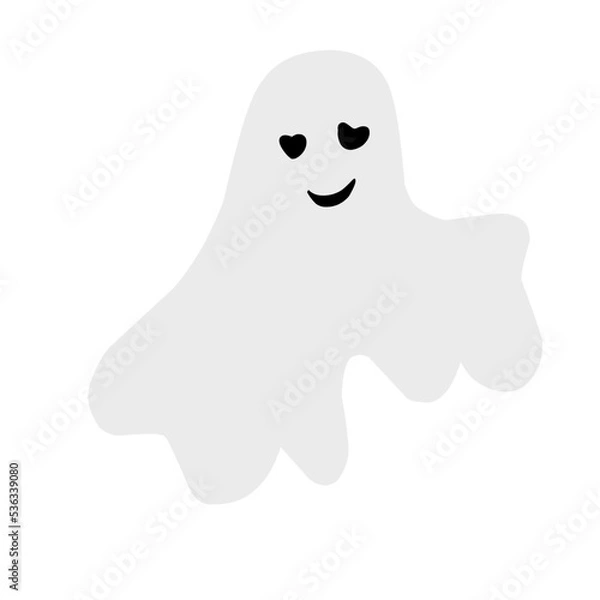 Obraz white ghost illustration