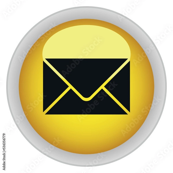 Obraz mail icon on white