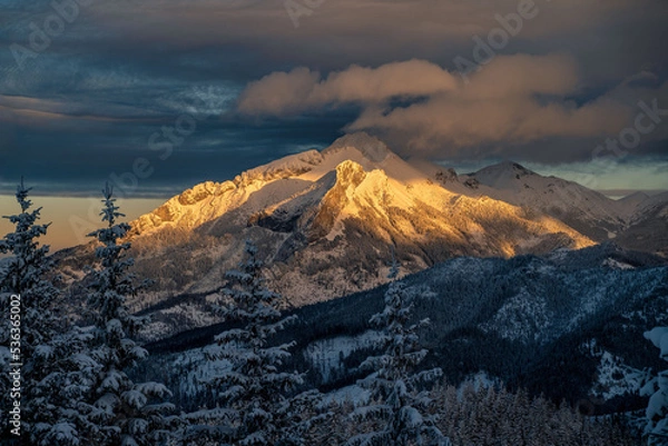 Fototapeta Zima góry