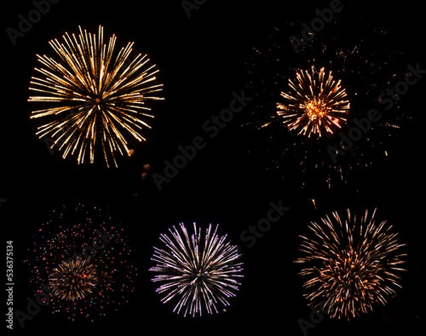 Obraz fireworks in the night sky