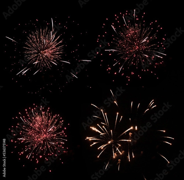 Obraz fireworks in the night sky