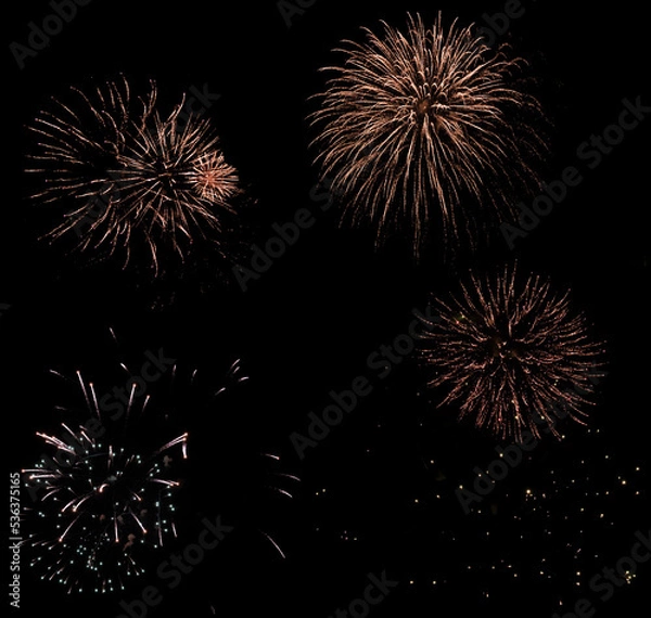 Obraz fireworks in the night sky