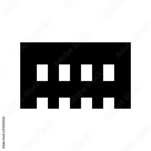 Obraz Computer Ram Flat Vector Icon