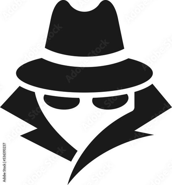 Obraz Spy or incognito icon.