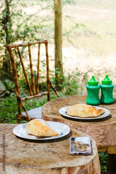 Obraz breakfast in the garden