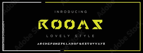 Fototapeta ROOMS  Elegant alphabet letters font and number. Classic Lettering Minimal Fashion Designs. Typography modern serif fonts decorative vintage design concept. vector illustration
