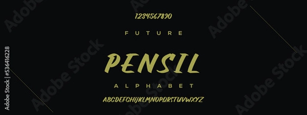 Fototapeta  Elegant alphabet letters font and number. Classic Lettering Minimal Fashion Designs. Typography modern serif fonts decorative vintage design concept. vector illustration