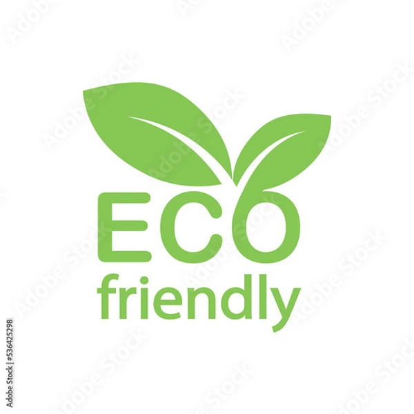Obraz Eco Friendly green Vector Illustration. Vector illustration