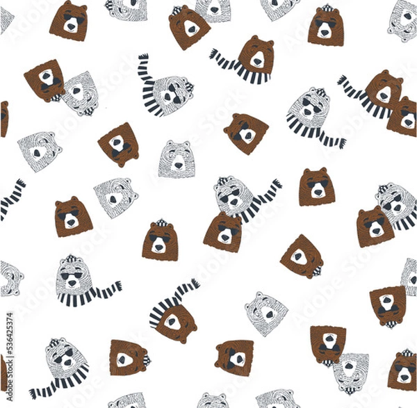 Obraz teddy bear pattern	
