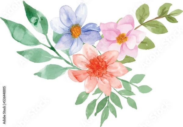 Obraz Simple Flower Watercolor