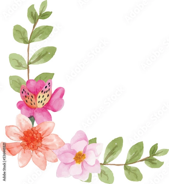 Obraz Simple Flower Watercolor